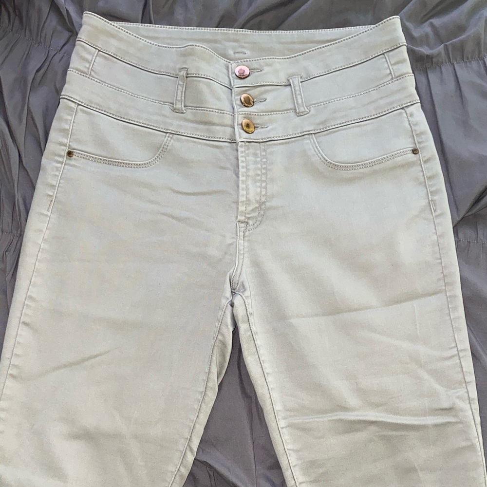 Gray jeggings